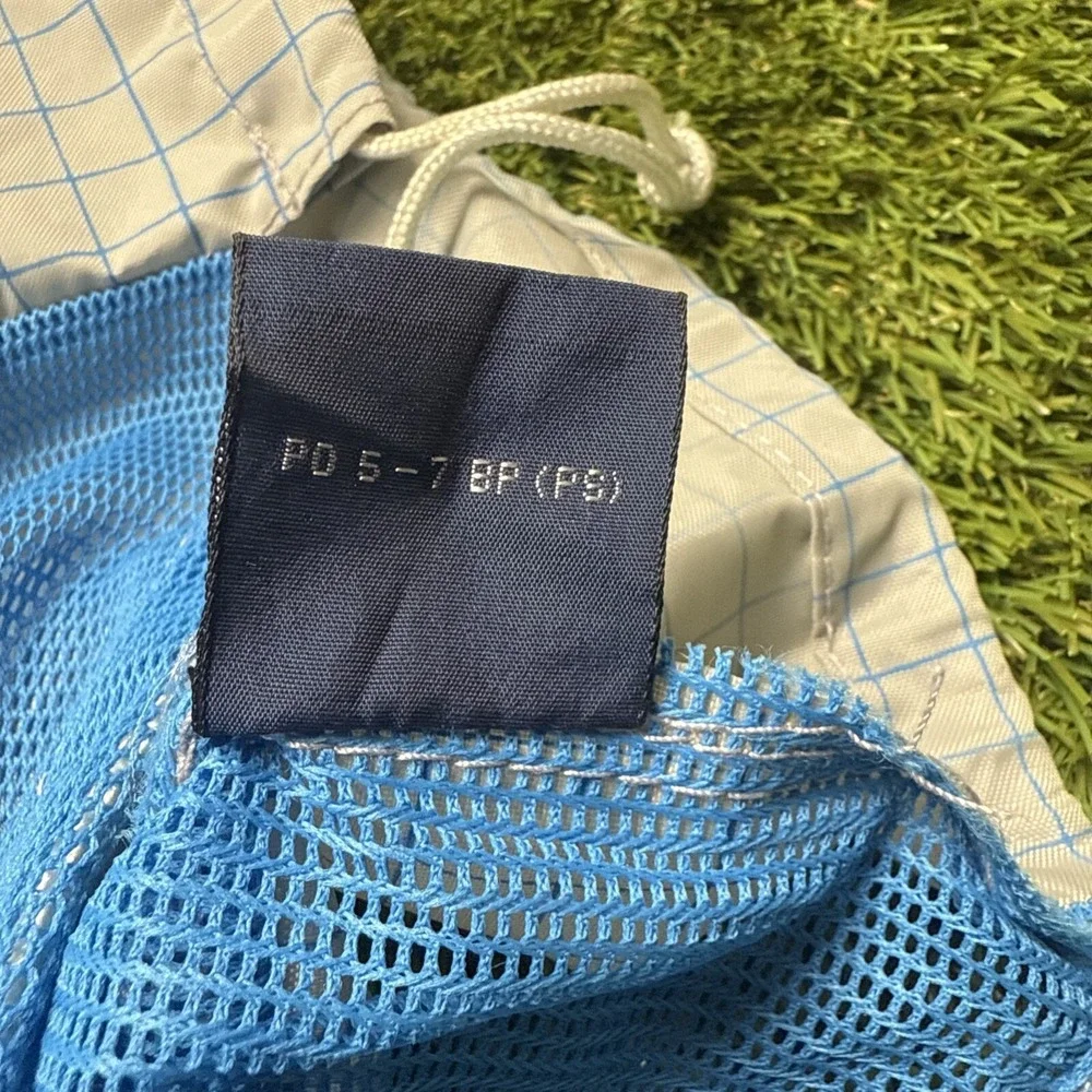 Vintage Nike Swoosh Shoe Tote Travel Bag  Royal Blue Gray 1980s Blue Tag Vintage
